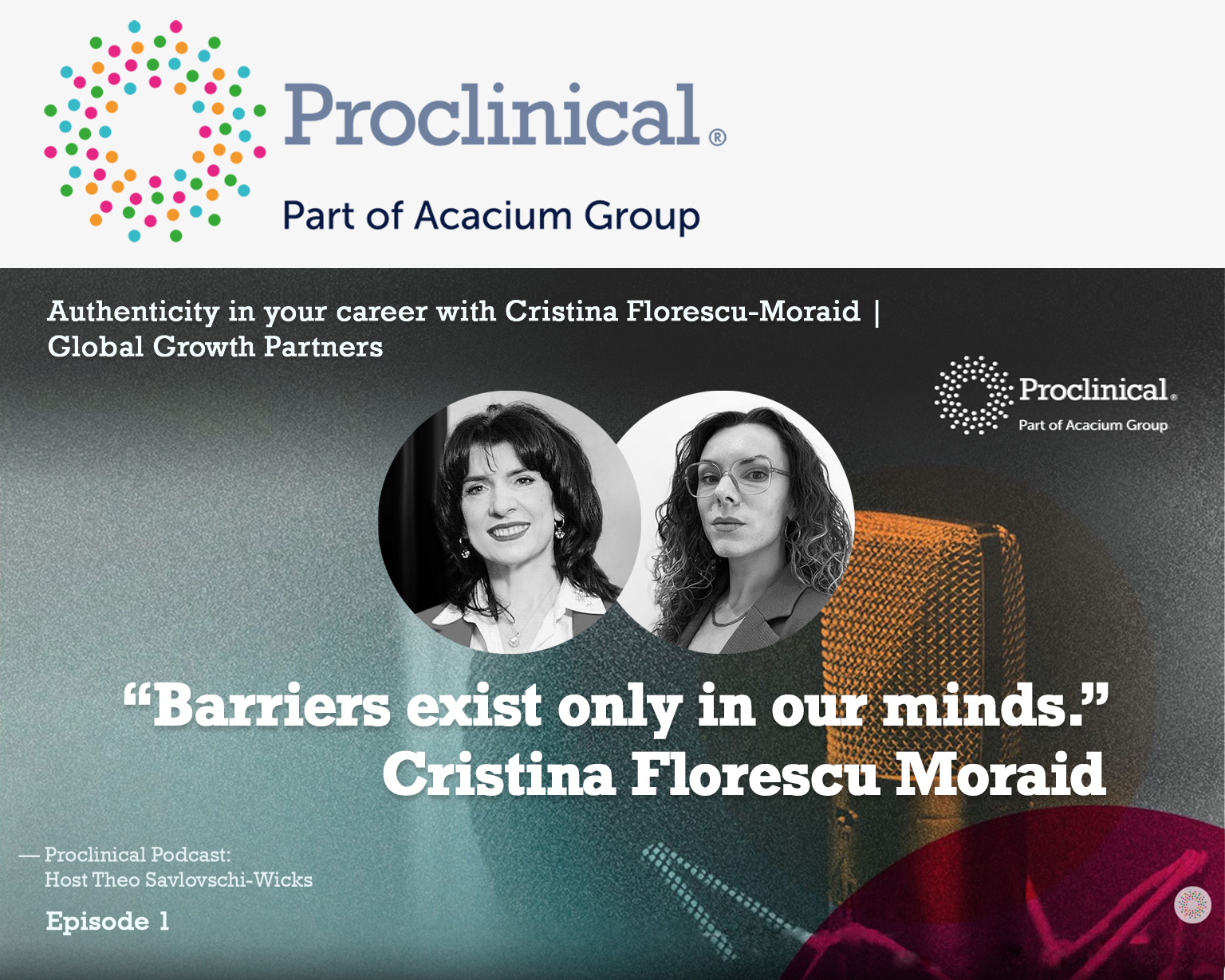 Authenticity in your career with Cristina Florescu-Moraid